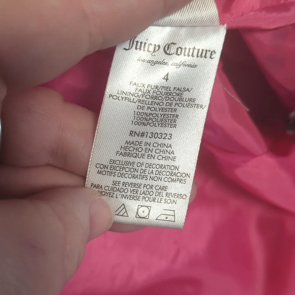 Juicy Couture Faux Fur Cheetah Leopard Print Button Up Jacket
